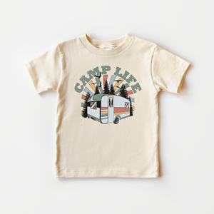 Camp Life Toddler Shirt - Retro Summer Tee