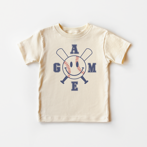 Baseball Game Toddler Shirt - Retro Baseball Tee