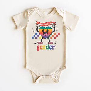 Love Knows No Gender Baby Onesie - LGBTQ+ Rainbow Bodysuit