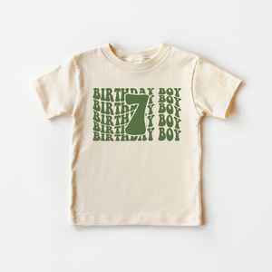 Seventh Birthday Toddler Shirt - Birthday Boy Kids Shirt