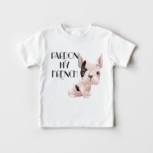 French Bulldog Onesie - Pardon My French Toddler Shirt