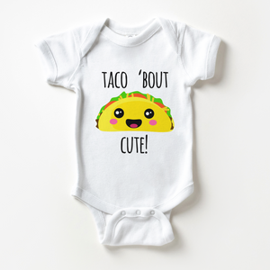 Taco Bout Cute Baby Onesie - Funny Taco Bodysuit