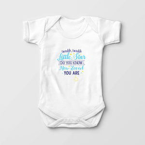 Twinkle Twinkle Little Star Baby Onesie - Cute Nursery Bodysuit
