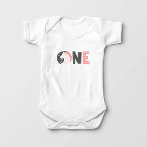 First Birthday Baby Girl Onesie - One Year Old Baby Girl Onesie