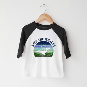 Save The Whales Kids Shirt - Cute Environmentalist Shirt
