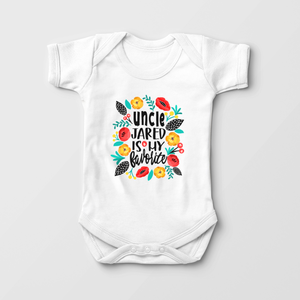 Personalized Uncle Baby Onesie - Cute Bodysuit