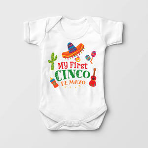 My First Cinco De Mayo Baby Onesie - Cute Mexican Onesie