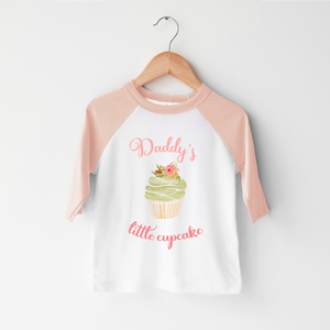 Daddy's Little Cupcake - Toddler Girls Shirt