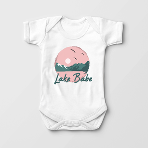 Lake Babe Baby Girl Onesie - Summer Lake Life Baby Onesie