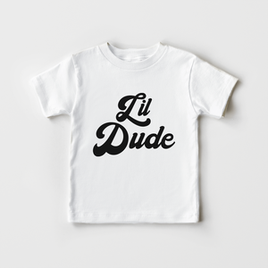 Lil Dude Toddler Shirt - Cute Retro Kids Shirt