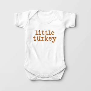 Little Turkey Baby Onesie - Cute Fall Onesie