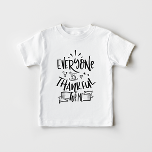 One Thankful Girl Toddler Shirt - Cute Thanksgiving Kids Shirt