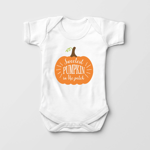 Sweetest Pumpkin Baby Onesie - Cute Fall Bodysuit