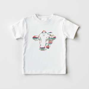 Cute Cow Toddler Shirt - Serape