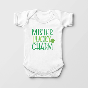 Mister Lucky Charm - Cute St Patrick's Day Baby Onesie