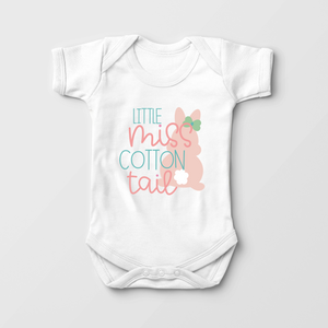 Easter Baby Girl Onesie - Little Miss Cotton Tail