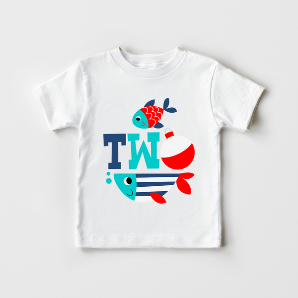 Second Birthday Boy Shirt - Fishing Themed Shirt – PintSizedApparel