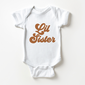 Lil Sister Baby Onesie - Cute Retro Onesie