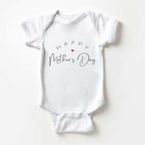 Personalized Mothers Day Baby Onesie - Cute Minimalist