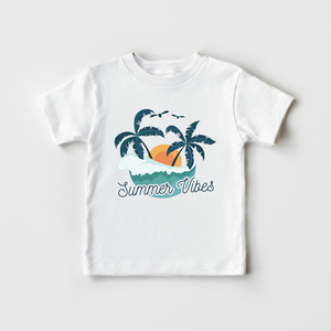 Summer Vibes Kids Shirt - Cute Beach Toddler Shirt
