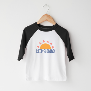 Keep Shining Kids Shirt -  Cute Sunshine Toddler Shirt
