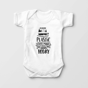 Keep The Planet Plastic Free Baby Onesie - Earth Day Bodysuit