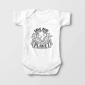 Save Our Planet Baby Onesie - Earth Day Bodysuit