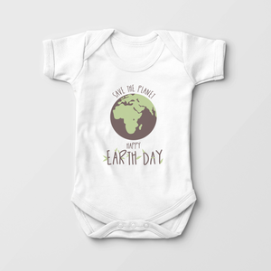 Save The Planet Baby Onesie - Happy Earth Day Bodysuit