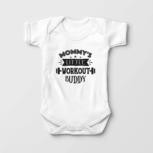 Mommy's Workout Buddy Baby Onesie - Cute Mothers Day Bodysuit