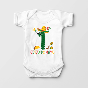 1st Cinco De Mayo Baby Onesie - Cute Mexican Onesie