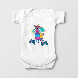 Piñata Gamer Baby Onesie - Funny Mexican Bodysuit