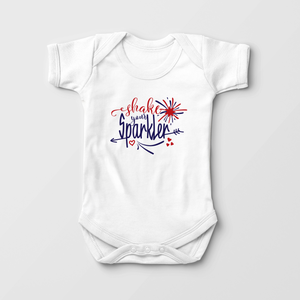 Shake Your Sparkle Baby Onesie - Cute Fourth Of July Bodysuit