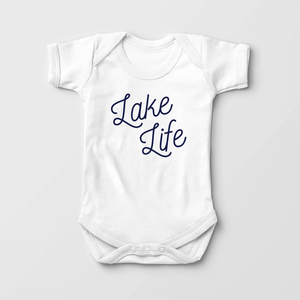 Lake Life Baby Onesie - Cute Minimal Bodysuit