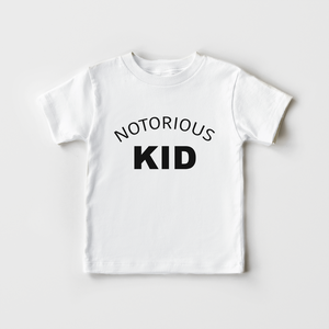 Notorious KID Kids Shirt - Funny 90's Music Toddler Shirt