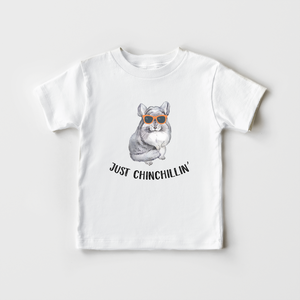 Just Chinchillin' Kids Shirt - Funny Animal Toddler Shirt