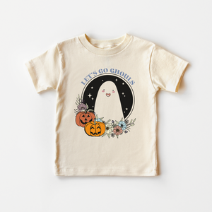 Let's Go Ghouls Toddler Shirt - Natural Halloween Kids Tee