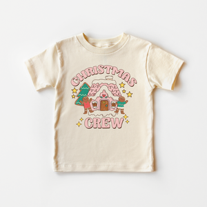 Christmas Crew Gingerbread Toddler Shirt - Matching Family Christmas Kids Tee