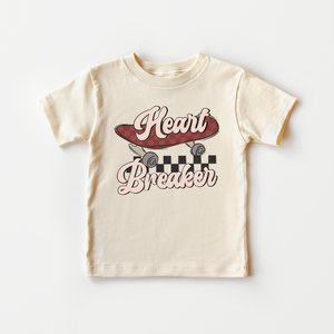 Heartbreaker Toddler Shirt - Boys Skateboard Valentines Day Kids Tee