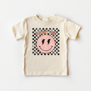 Mama's Girl Toddler Shirt - Girls Smiley Face Kids Tee