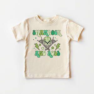 Shamrock and Roll Toddler Shirt - Boys St Patrick's Day Kids Tee