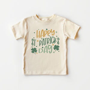 Happy St Patrick's Day Toddler Shirt - Irish Kids Shirt