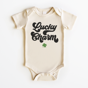 Lucky Charm Baby Onesie - Retro St Patrick's Day Bodysuit