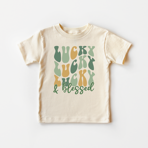 Lucky & Blessed Toddler Shirt - St Patrick's Day Kids Shirt