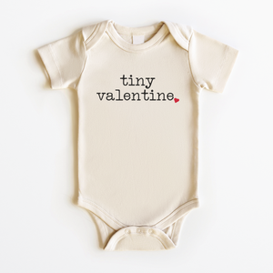 Tiny Valentine Baby Onesie - Vintage Valentine's Day Bodysuit
