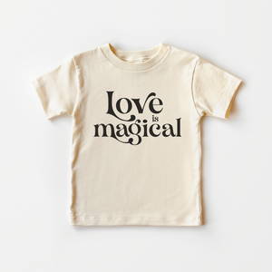Love Is Magical Toddler Tee - Retro Valentines Day Kids Shirt