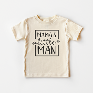 Mama's Little Man Toddler Shirt - Cute Mother's Day Kids Shirt