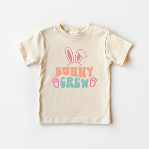 Bunny Crew Toddler Shirt - Vintage Easter Kids Tee