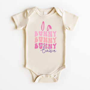 Bunny Babe Onesie - Girls Pink Easter Bodysuit