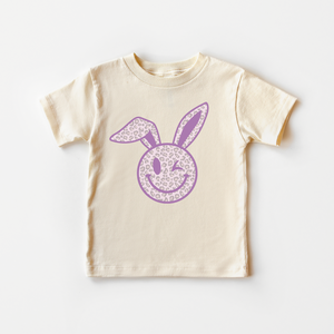Smiley Bunny Toddler Tee - Retro Easter Shirt