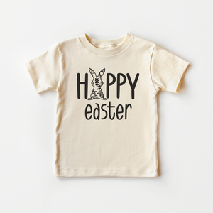 Happy Easter Toddler Shirt - Minimalist Easter Tee